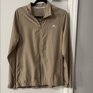 Adidas  Beige Windbreaker Jacket